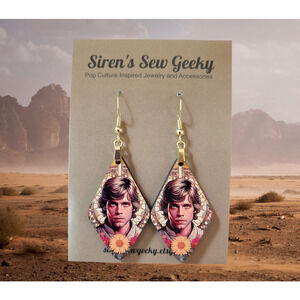 Star Wars Luke Skywalker Floral Earrings